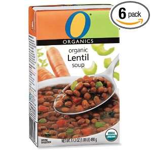 Organics Lentil Soup, 17.3 Ounce (Pack of 6)  Grocery 