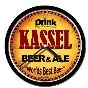  KASSEL beer and ale cerveza wall clock 