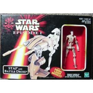 Star Wars Episode 1 Stap and Battle Droid  Toys & Games  