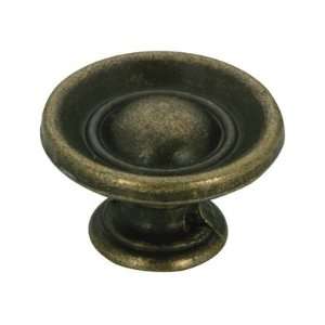  KNOB 1 1/16 ANTIQUE BRASS