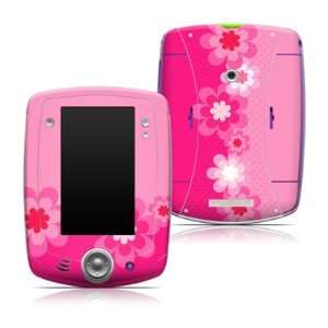 Pink Flowers Design Protective Decal Skin Sticker for LeapFrog LeapPad 