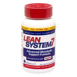 Lean System 7 Advanced Metabolic Support Formula, Capsules, Bonus, 120 