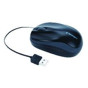  Kensington Pro Fit Retractable Mobile Mouse Black 