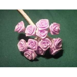   Wrap Roses Wedding Shower Flower Picks   Lavender 