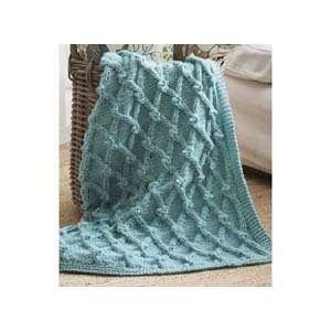   Bobble Lattice Blanket Crochet Afghan Kit Arts, Crafts & Sewing