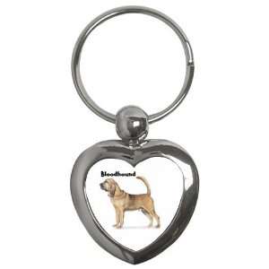  Bloodhound Key Chain (Heart)
