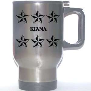  Personal Name Gift   KIANA Stainless Steel Mug (black 