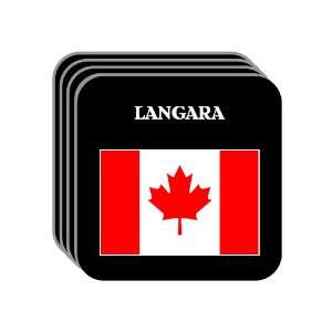  Canada   LANGARA Set of 4 Mini Mousepad Coasters 
