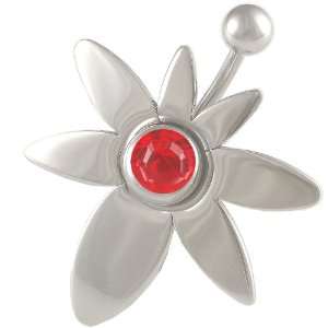   navel button ring bar with Shield AJBY   Pierced Body Piercing Jewelry