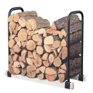  Adjustable Firewood Storage Rack   Weatherproof Steel 