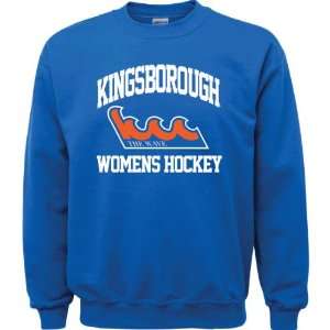  Kingsborough Community College Wave Royal Blue Womens 