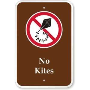  No Kites (with Graphic) High Intensity Grade Sign, 18 x 