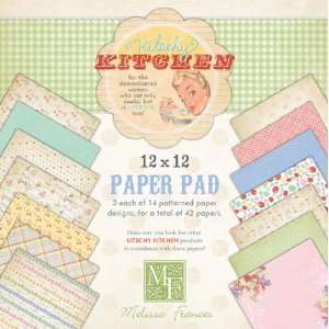  Melissa Frances 12 Inch by 12 Inch Kitschy Kitchen Paper 
