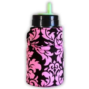  Cocoozy Baby Bottle Cover Pink Damask Klever Kover Baby