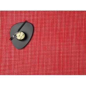  Chilewich Basketweave Table Mat 14 X 19, Red (One Piece 