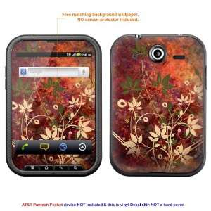  Protective Decal Skin Sticker for AT&T Pantech Pocket case 