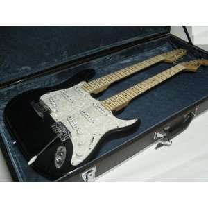  Double Neck Electric Guitar with Hard Case, 12/6 String 
