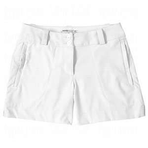 NIKE Ladies Dri FIT Tech Sporty Shorts White 2  Sports 