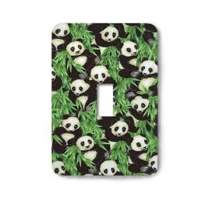  Panda Collage Decorative Steel Switchplate Cover