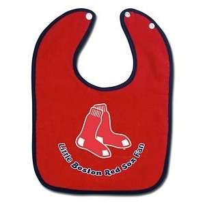  Boston Red Sox Two Toned Snap Baby Bib
