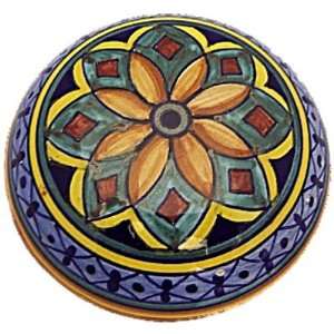  Deruta Ceramic Pottery Large Jewelry/ Trinket Box 