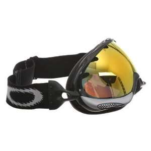  Oakley Wisdom Mens Snowboard Goggles   Jet Black / Satin 