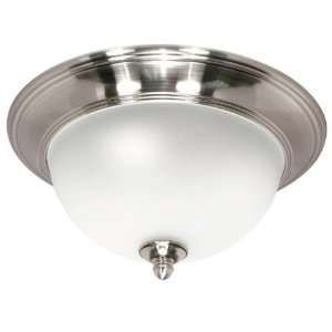   Cfl   14   Flush Mount   (2) 13W GU24 Lamps Included Smoked Nickel