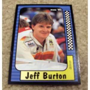  1991 Maxx Jeff Burton # 201 Nascar Racing Card Sports 