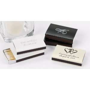  White Sliding Matchboxes   Personalized 