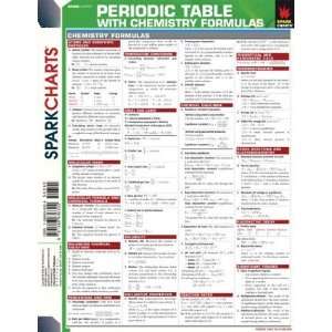  Periodic Table with Chemistry Formulas (SparkCharts 