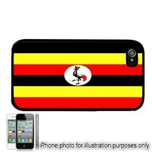  Uganda Ugandan Flag Apple iPhone 4 4S Case Cover Black 