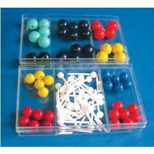  Molecular Model Kit 74 Plastic balls plus lugs Toys 