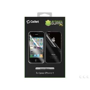  Cellet Screen Guard Pro For Apple iPhone 4 (Front & Back 