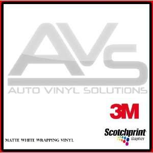  3M 1080 Matte White Vinyl Car Wrap 1ft X 5ft (5sq/ft 