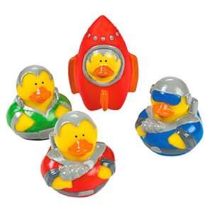 Vinyl Space Explorer Rubber Duckies (1 dz) Toys & Games