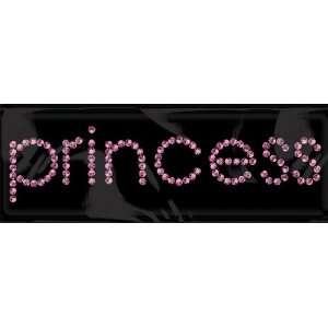  Me & My Big Ideas Rhinestone Word and Icon Stickers, Pink Princess 