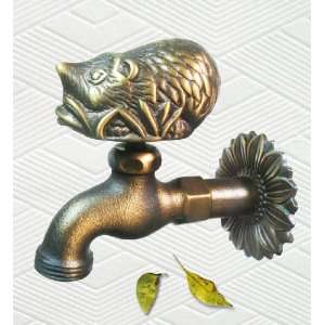  Brass Hedgehog Garden Faucet