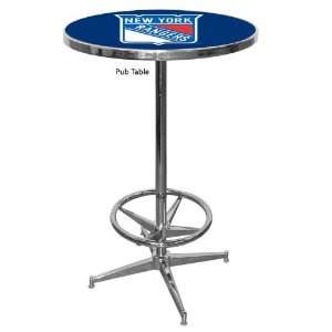    NHL Officially Licensed New York Rangers Pub Table