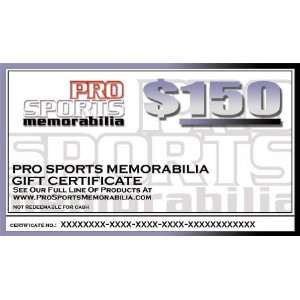 150 Emailable Gift Certificate 