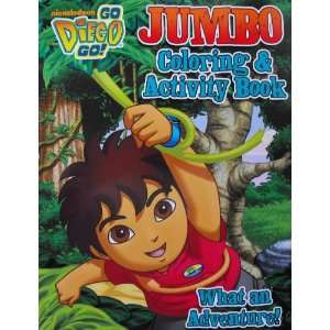  Go Diego Go 96 Page Coloring and Activity Book (What an 