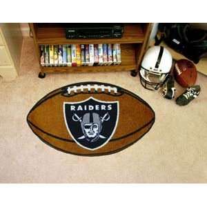 Oakland Raiders Football Throw Rug (22 X 35)  Sports 