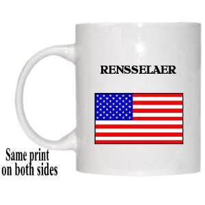  US Flag   Rensselaer, New York (NY) Mug 