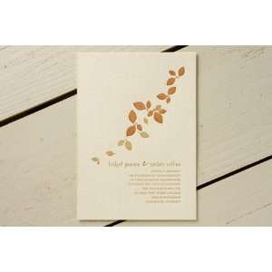  Falling Leaves Wedding Invitations by Oblation Health 