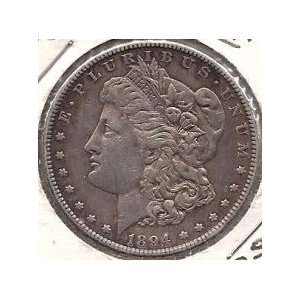  1894 S Morgan Silver Dollar   Very Good 