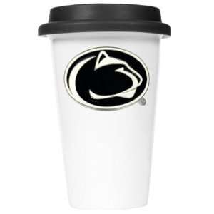  Penn State Ceramic Travel Cup (Black Lid) Sports 