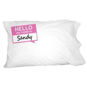  Sandy Hello My Name Is Novelty Bedding Pillowcase Pillow 