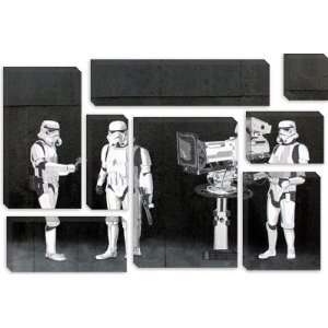  Stormtroopers Filming Oscars by Banksy Canvas Painting Art 