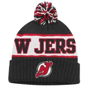    New Jersey Devils Wraparound Cuffed Pom Knit Hat