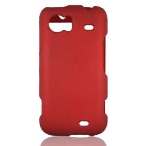   Case Cover for HTC 7 Mozart T8698 (Red) Cell Phones & Accessories