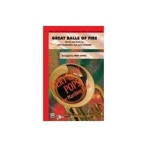  Great Balls of Fire Conductor Score & Parts Marching Band 